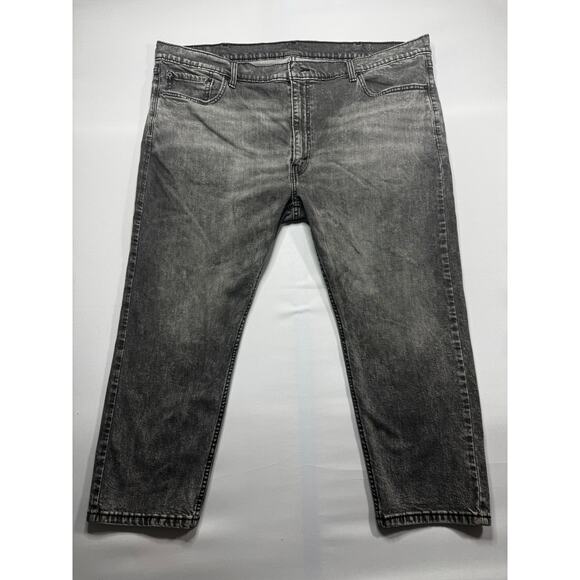 Levi's 502 Men's Tapered Leg Gray Denim Jeans - Size 46x29 (46x26) - Picture 1 of 5
